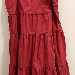 GAP Burgundy Sleeveless Dress